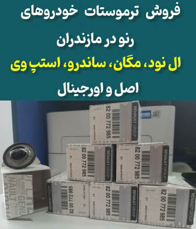 ترموستات مگان، ال نود، ساندرو، استپ وی مازندران