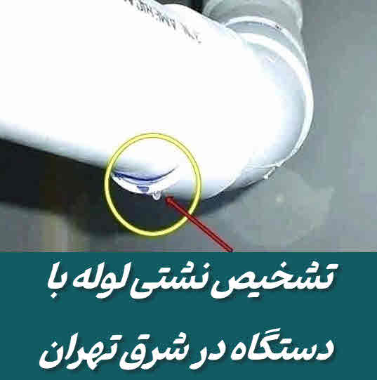 تشخیص نشتی لوله با دستگاه در شرق تهران